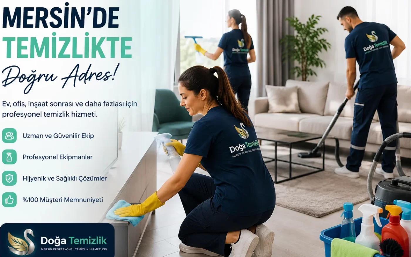 Doga Temizlik ekip ve hizmet gorseli